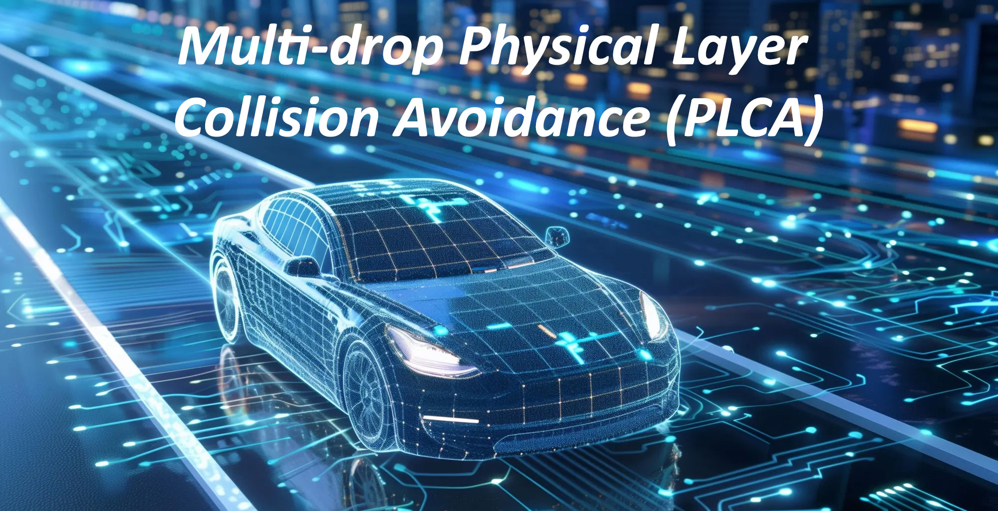 Multi-drop Physical Layer Collision Avoidance (PLCA)